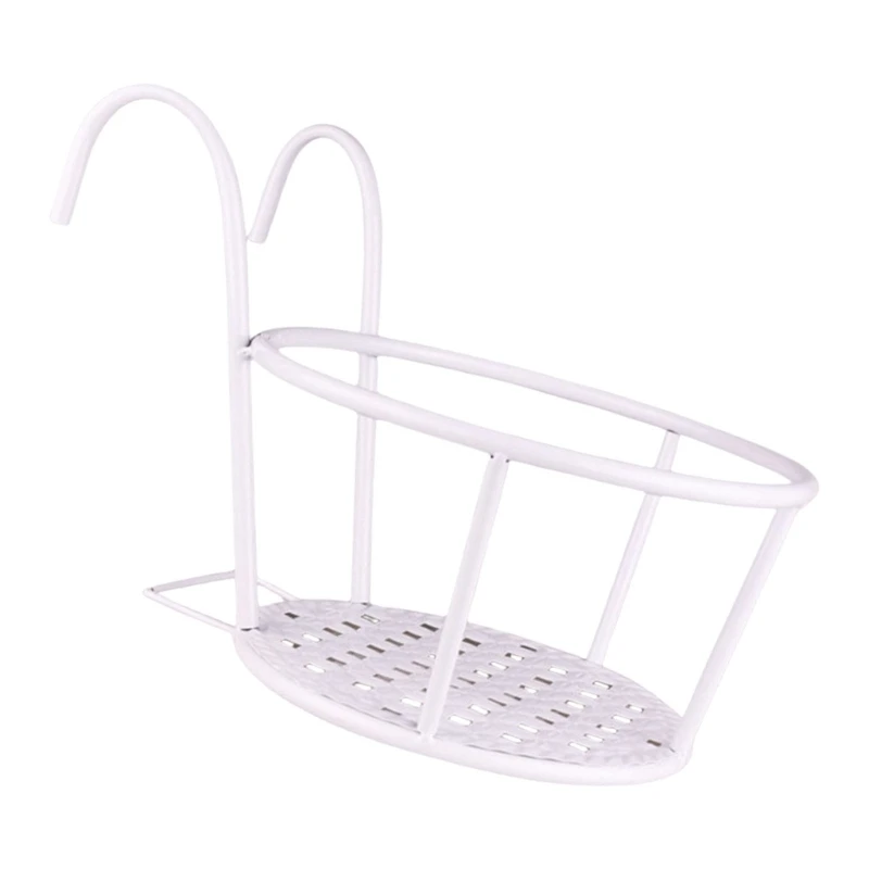 

Durable Hanging Iron Planter Shelf For Indoor Outdoor Use Adjustable Vertical Garden Rack Wall Mounted Flower Pot