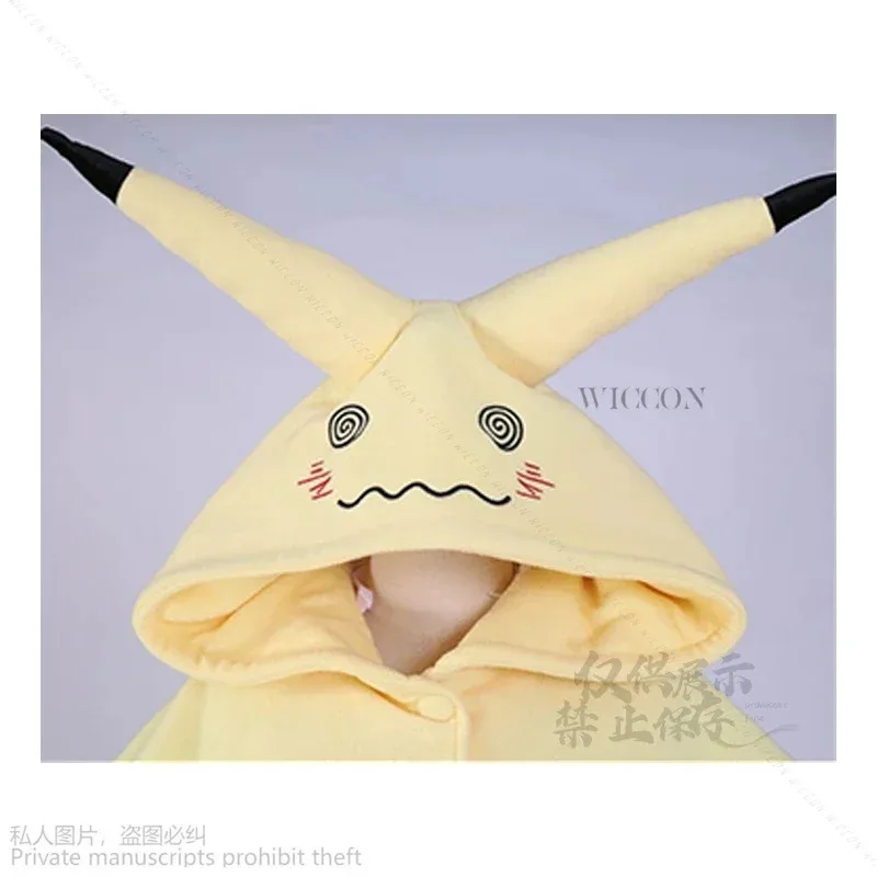 NewAnime Game Mimikyu تأثيري الكرتون عباءة فستان زي البدلة لوليتا كوس هالوين عباءة ل فروي لطيف منامة الكبار الاطفال قطع