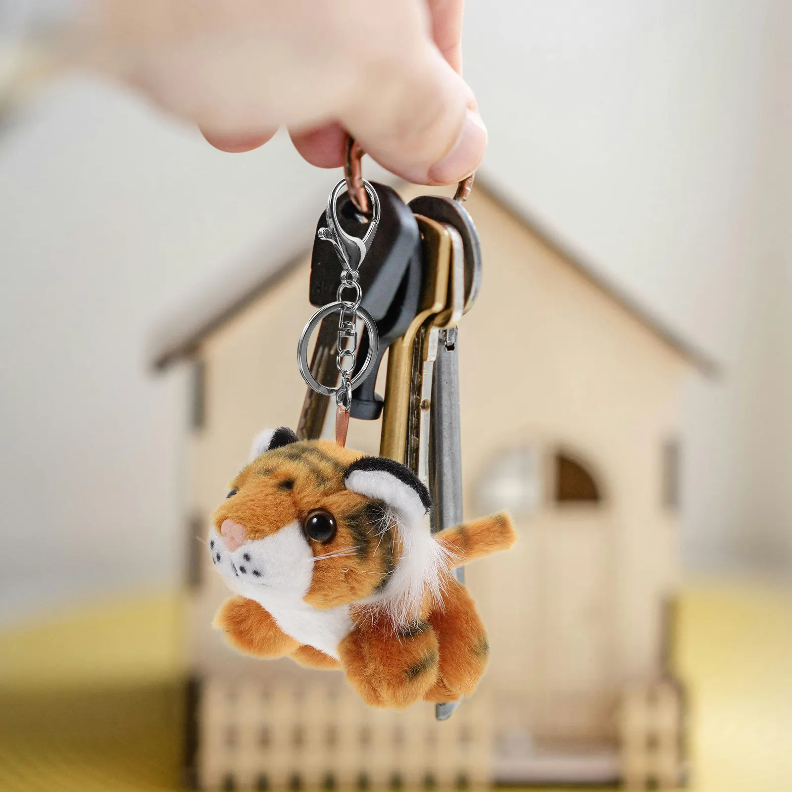 

Мягкая игрушка-брелок Тигр: милый кулон-подвеска для сумок, рюкзаков, свадеб и вечеринок