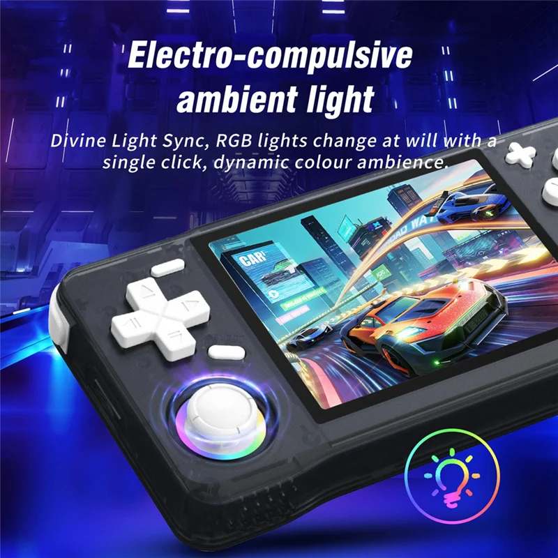 -A03R XF35H Retro Handheld Video Game Console 128G Preloaded Games 3.5 Inch IPS Screen Wifi Linux Pocket Player C