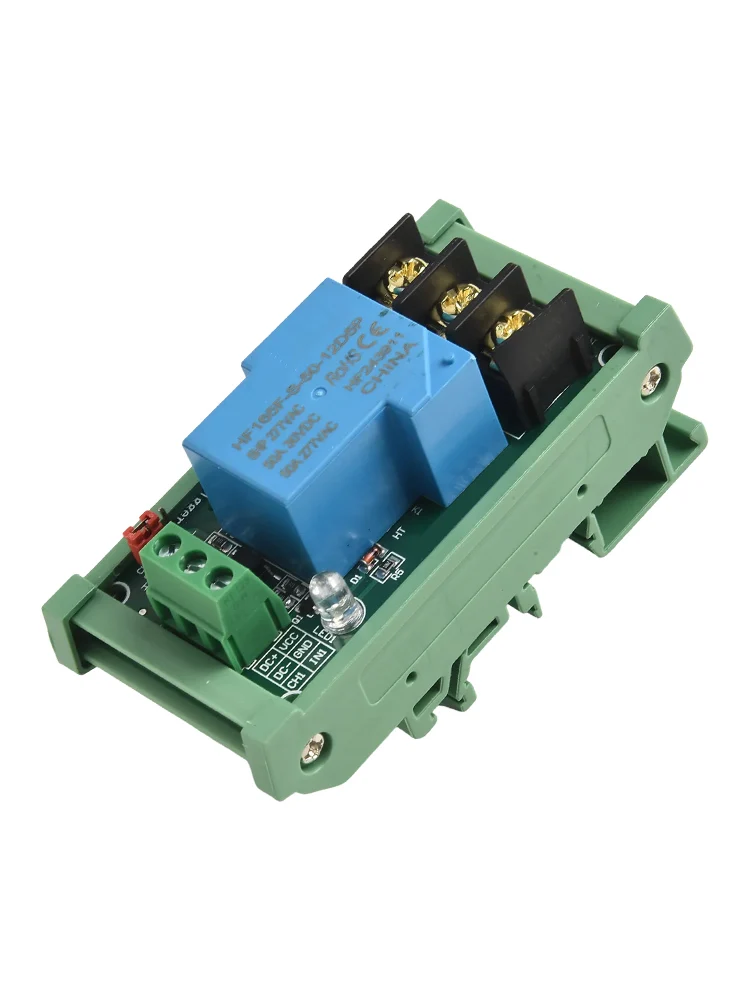 Components Channel Relay Board Anti Interference Optocoupler Isolated 1 Channel Relay Module 30A Load Capacity