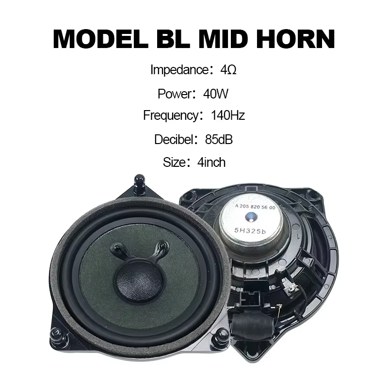 Car Subwoofer For Mercedes Benz W205 W213 W222 C GlC E Series Seat Bass High Fidelity Tweeter Audio Horn Mid Tone Speaker Set - view 3