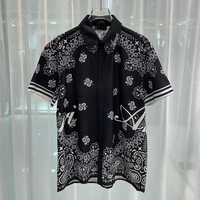 Royal Luxury Mens Shorts Sets Digital Printing Fashion 2 Piece Shorts Suit High Quality Summer Short Sleeve Shirts Ropa Hombre