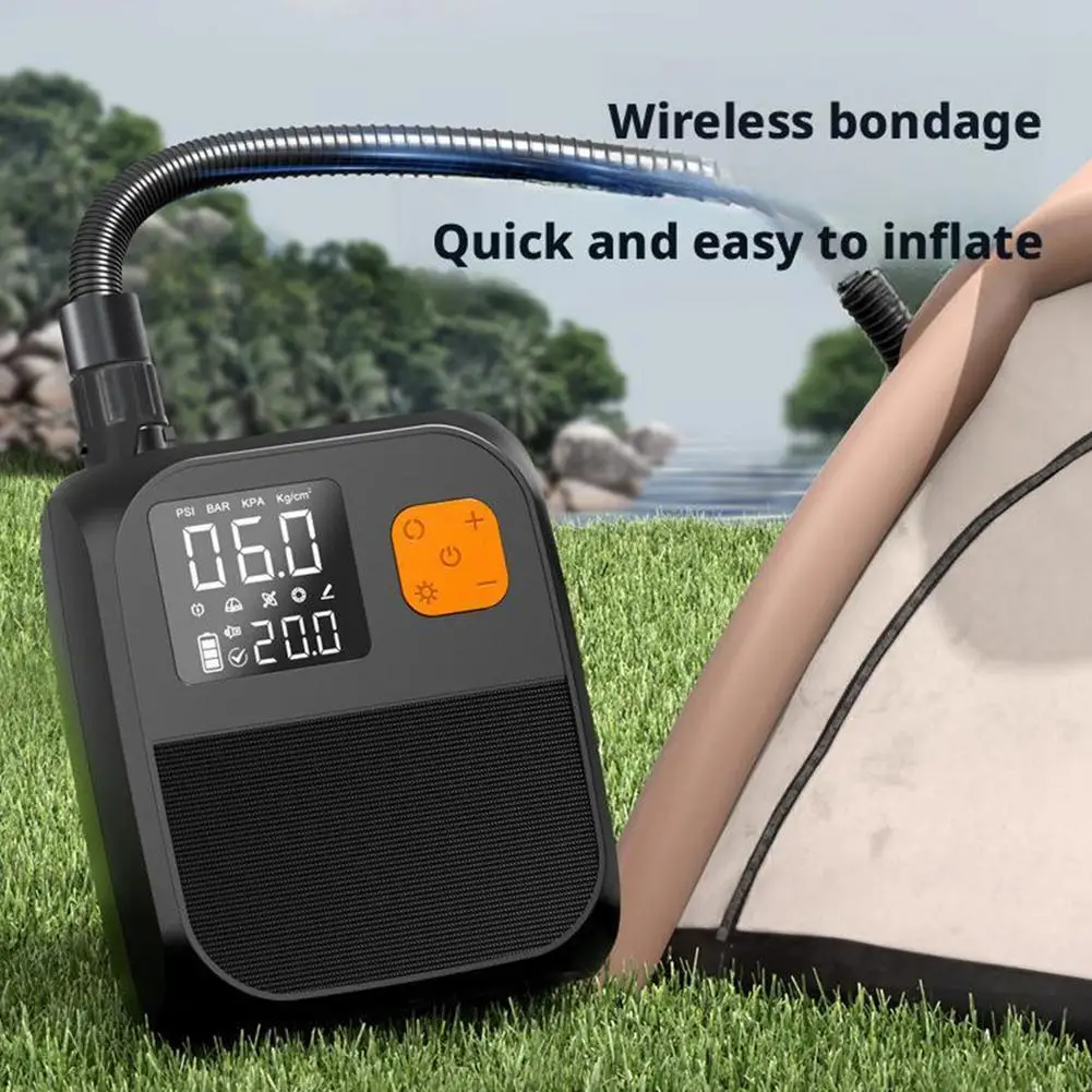 25PSI مجداف كهربائي مجلس مضخة ضاغط الهواء المحمولة سوب مضخة 2000mAh قابلة للشحن مضخة هواء كهربائية لقارب كاياك Inf R4Z9