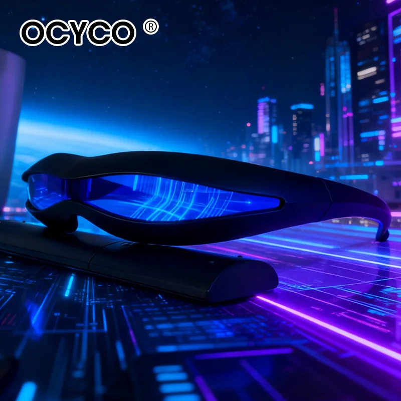 

Солнцезащитные очки OCYCO Cool Futuristic Technology: новые поляризованные очки в стиле Y2K Punk, люксовые мужские очки для активного отдыха и спорта, модные солнцезащитные очки.