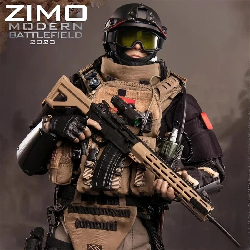 FLAGSET FS-73049 1/6 End War Zimo Action Figure 12'' Modern Battlefield Male Soldier Figurine Model Full Set Collectible Toy