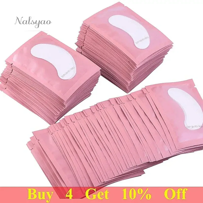 50pairs Under Eye Patches for Eyelash Extensions, Lash Stickers, Professional Lash Extension Supplies for Eyelid Protection