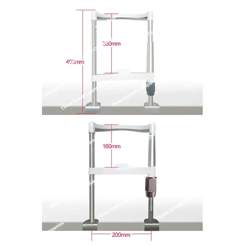 Clip-On Linear Training Instrument Forehead Support and Chin Support Experimental Lift Table Ophthalmic Equipment Fixed Bracket