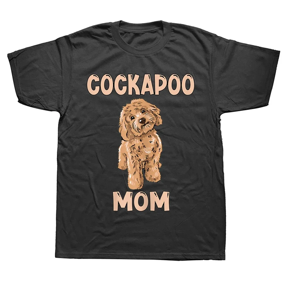 Camisetas bonitas de Cockapoo para perro, mamá, propietario, amor, ropa informal con imágenes, regalos de cumpleaños de manga corta, camiseta de estilo veraniego, ropa para hombre