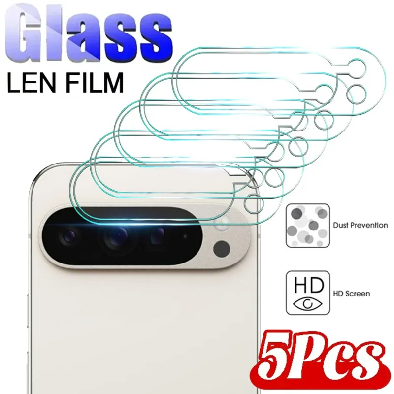 Pellicola per obiettivo della fotocamera protettiva in vetro temperato per Google Pixel 9 Pro Pixel 9 Pro XL HD Clear Anti-scratch Lens Flim Protector Cover