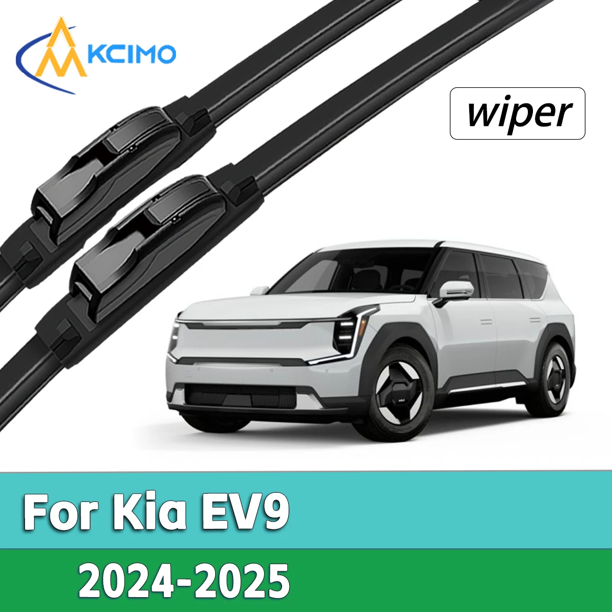 

Anti-Vibration Quiet Front Wiper Blades For Kia EV9 2024-2025 Easy Installation Automotive Accessories
