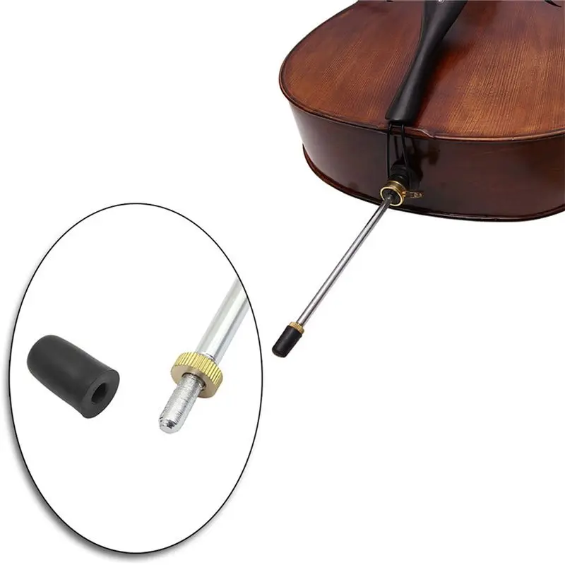 Summer sale  Cello Endpin Tip Protector Mat for Cello Stringed Violin Parts Endpin Tip Rubber Cello Tail Pin Case Tip Cap Protec - view 4