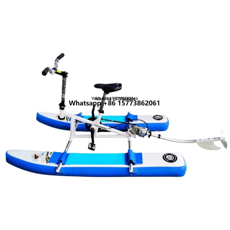 

Надувной водный велосипед с двойными педалями для детей, аналог Hydro Double Pedal, для морских видов спорта, с пропеллером