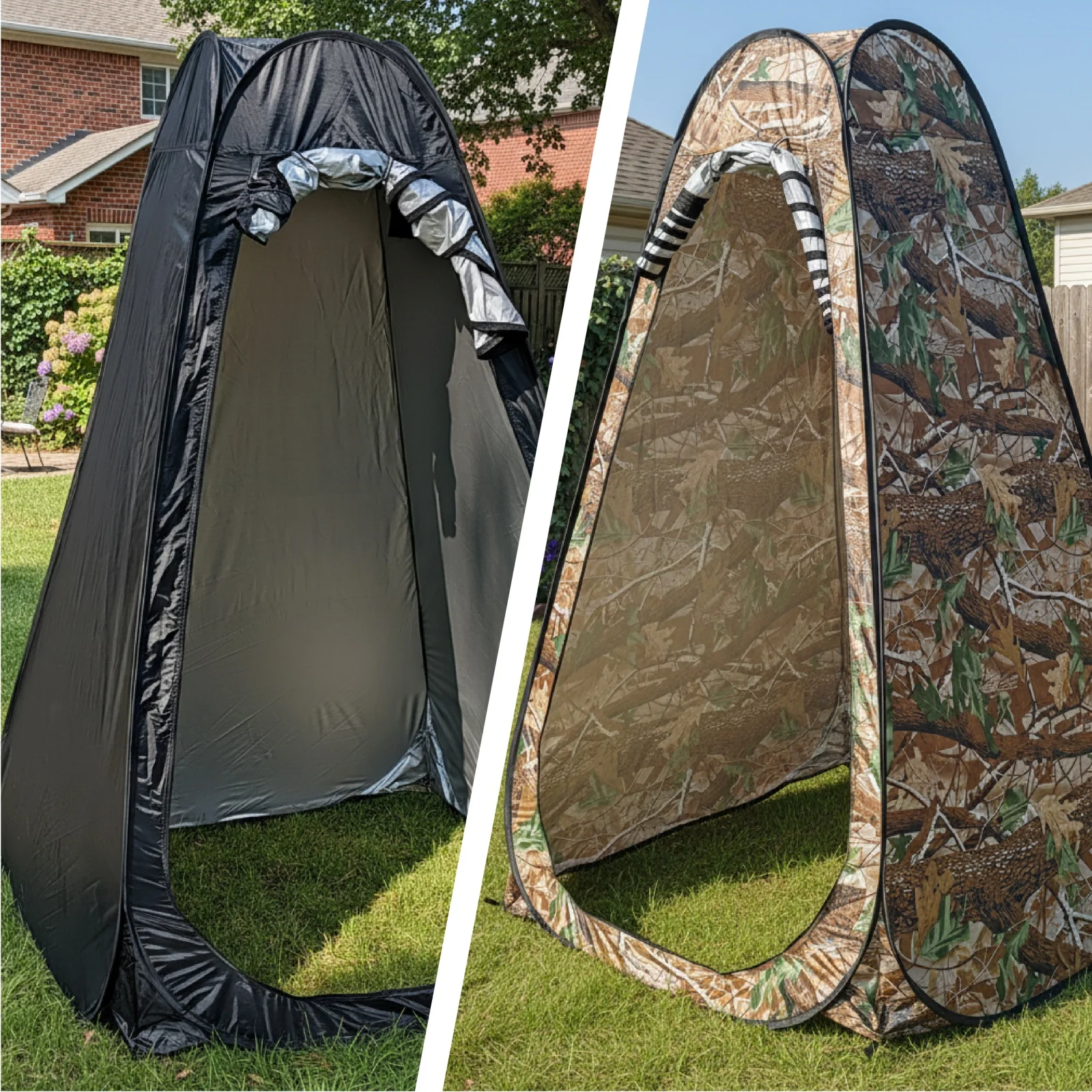 1‑Pack Compact Pop‑up Shower Tent, Private Dressing Shelter for Backpackers, Privacy Tent for Yard Outdoor Fun