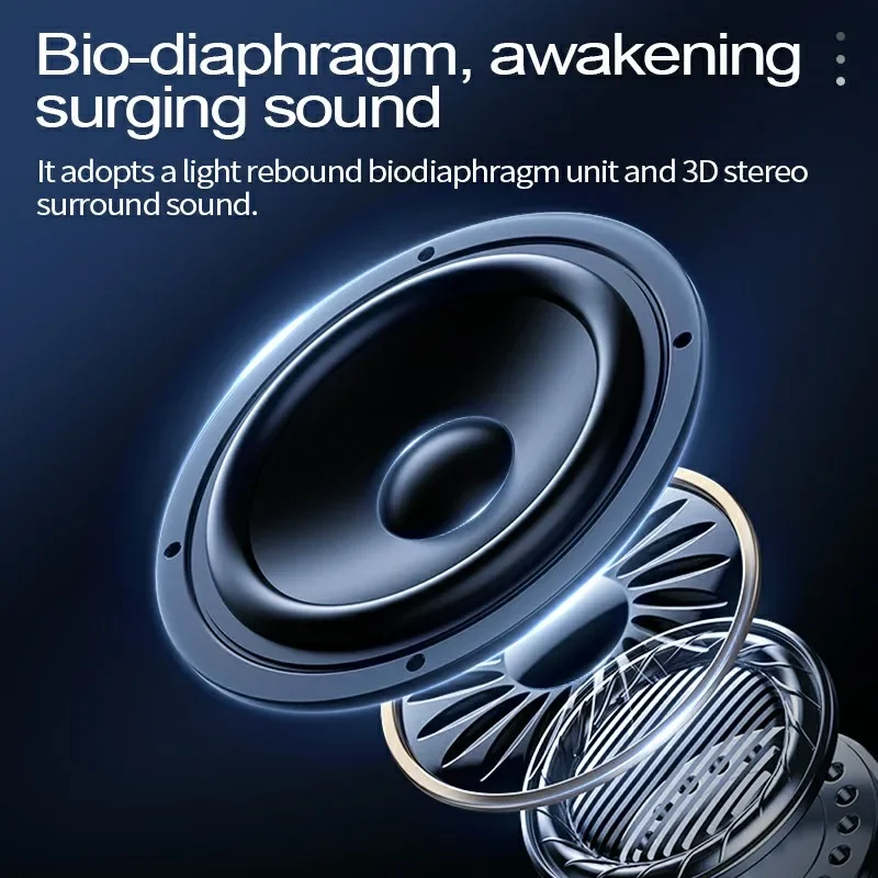 A50 بلوتوث V5.3 سماعة خوذة لاسلكية حر اليدين دعوة الهاتف عدة دراجة نارية مقاوم للماء سماعة مشغل موسيقى MP3 المتكلم #4