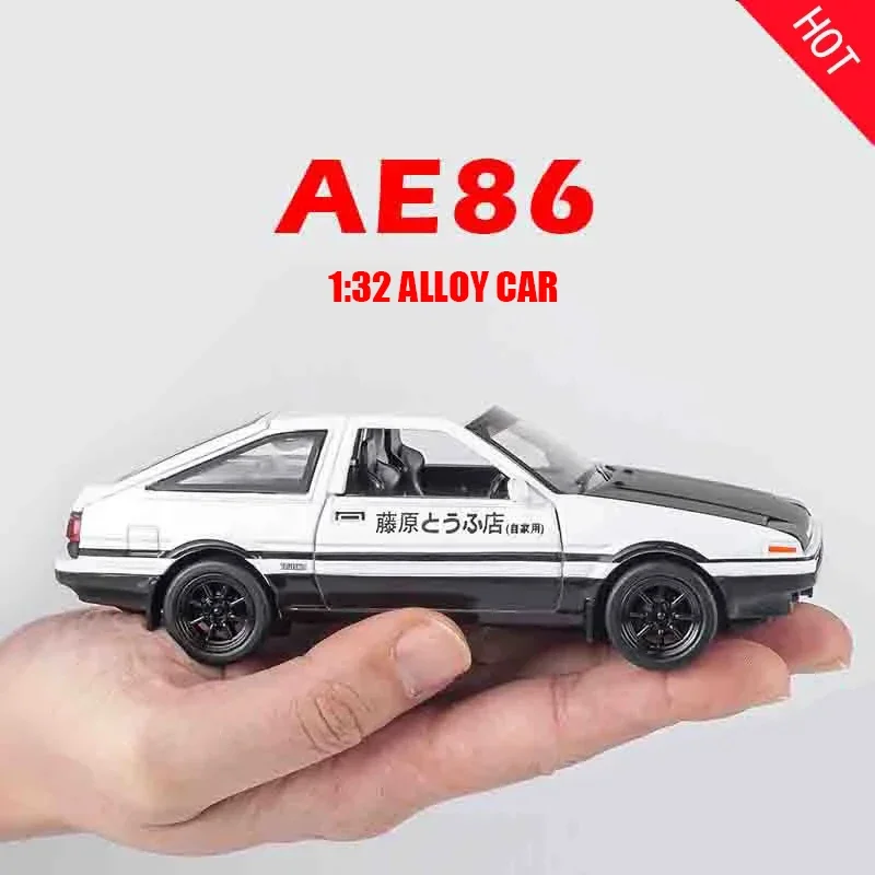 

Модель автомобиля игрушечного из металлического сплава AE86 в масштабе 1:32