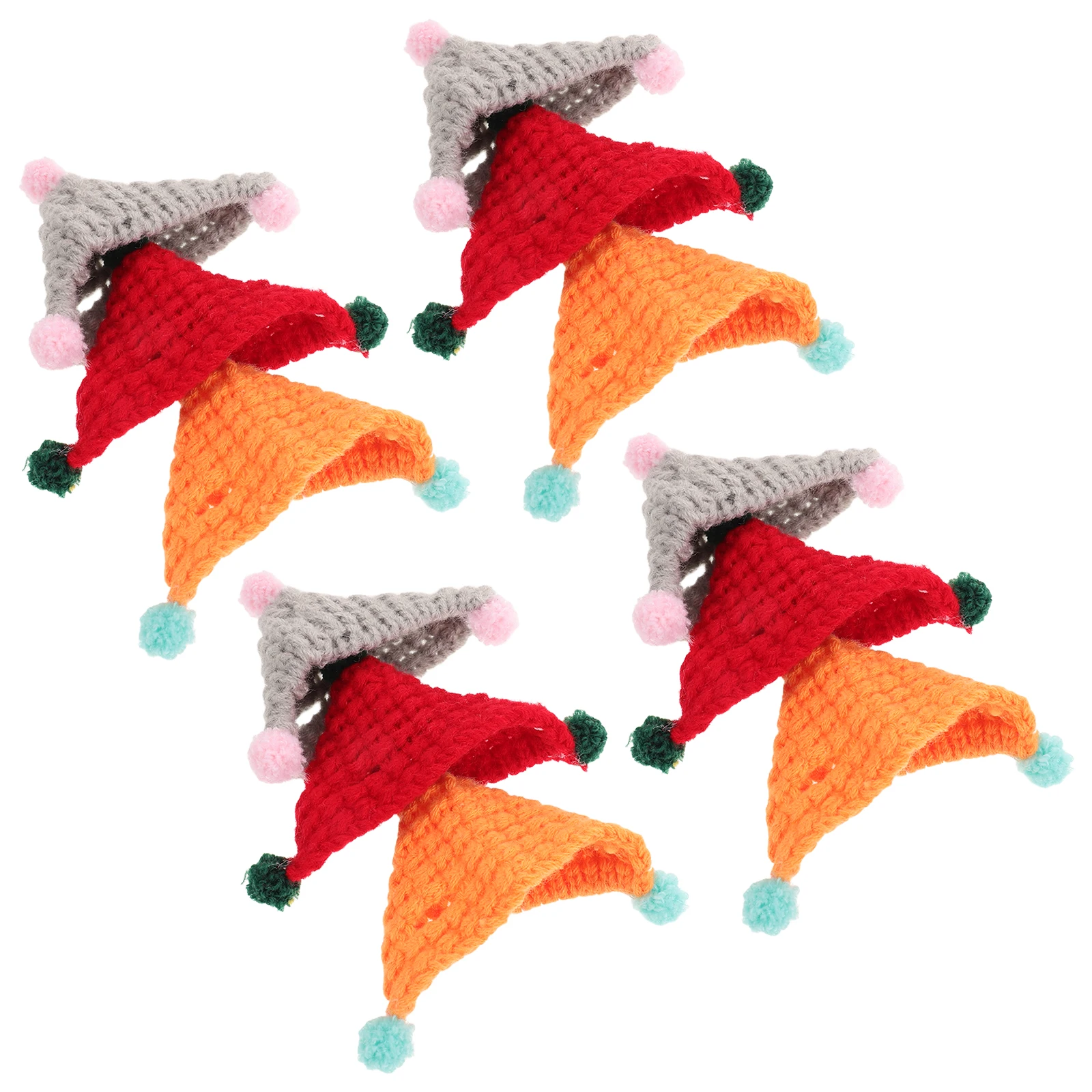 Mini sombreros tejidos de hilo de lana suave, artesanía meticulosa, Ideal para fiestas, viajes, decoración única, actividades DIY, 12 Uds.