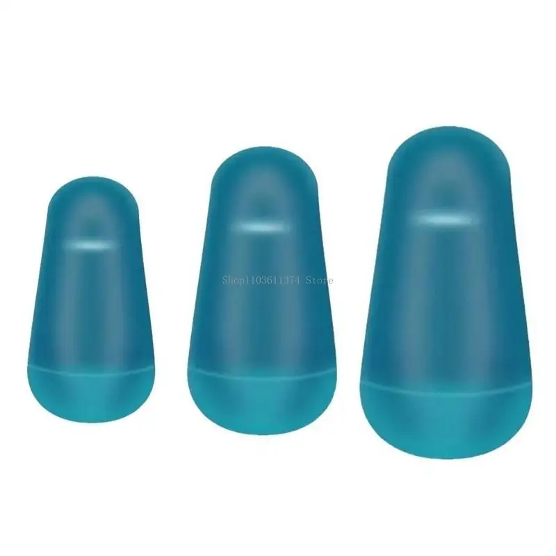 

100pack Anti Tangles Fishing Beads Durability Silicones Ovals Stopper Fishing Float Accessories