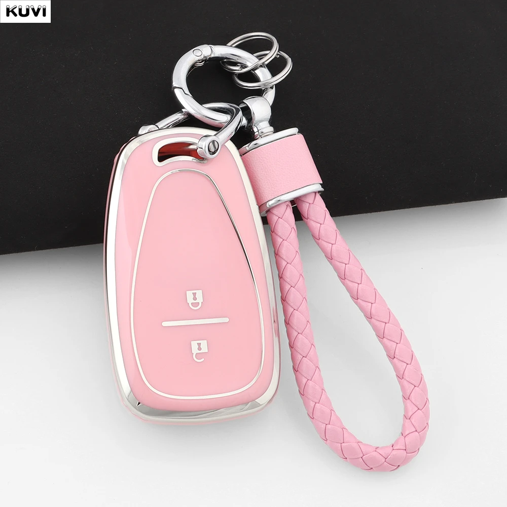 Funda Protectora de TPU para Llaves de Auto Chevrolet Malibu, Blazer, Traverse, Seeker, Onix, Equino, Volt, Bolt, Trax, Orlando, Cruze, Spark, Sonic, Camaro