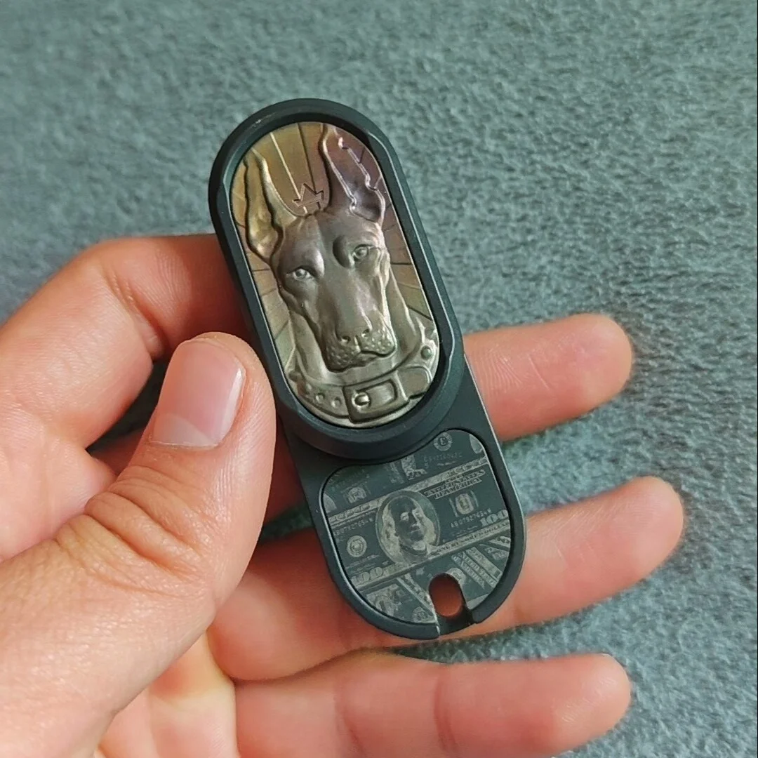 Zirconium Black d4y Durbin TK4.5 Zirconium Color Patch EDC, decompression toy
