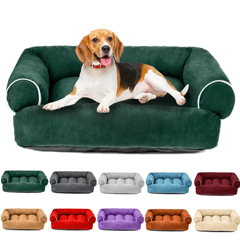 

New Arrival Pet Dog Sofa Bed Kennel Deep Sleep Large Dog Couch for Autumn and Winter