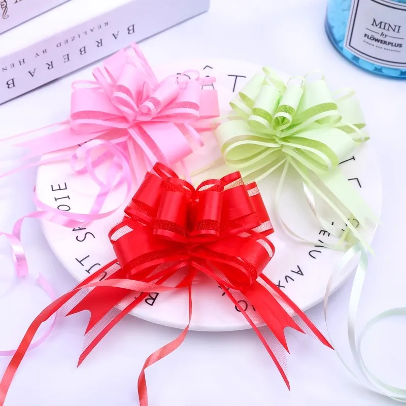 10/50/100Pcs Gifts Ribbons Bows Polychrome