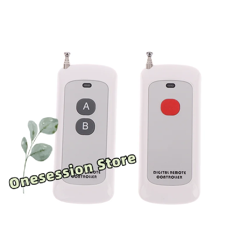 433MHz Garage/Gate Remote Control with EV1527 Chip 1000m Range Learn Code 1 or 2 Buttons 12V