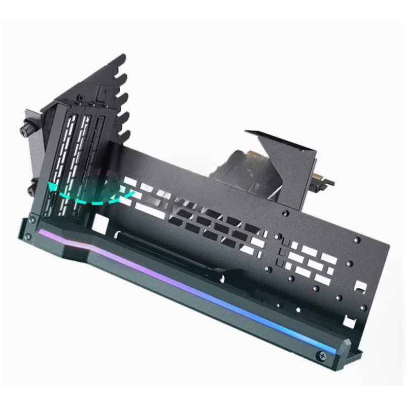 Phanteks Premium Vertical GPU Kit 4.0 PCIe 4.0 x16 Graphics Card Holder Bracket for ATX Case Computer PC GPU Vertical Mounting K