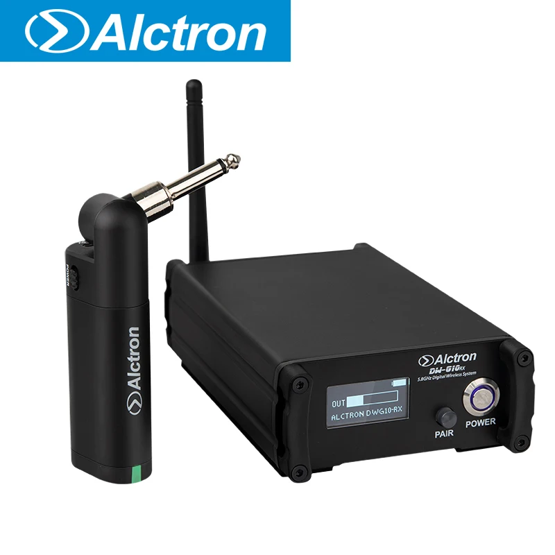 Alctron DW-G10 wireless receiver and transmitter system, 5.8Ghz high speed chip, 30m transmission distance, easy connection