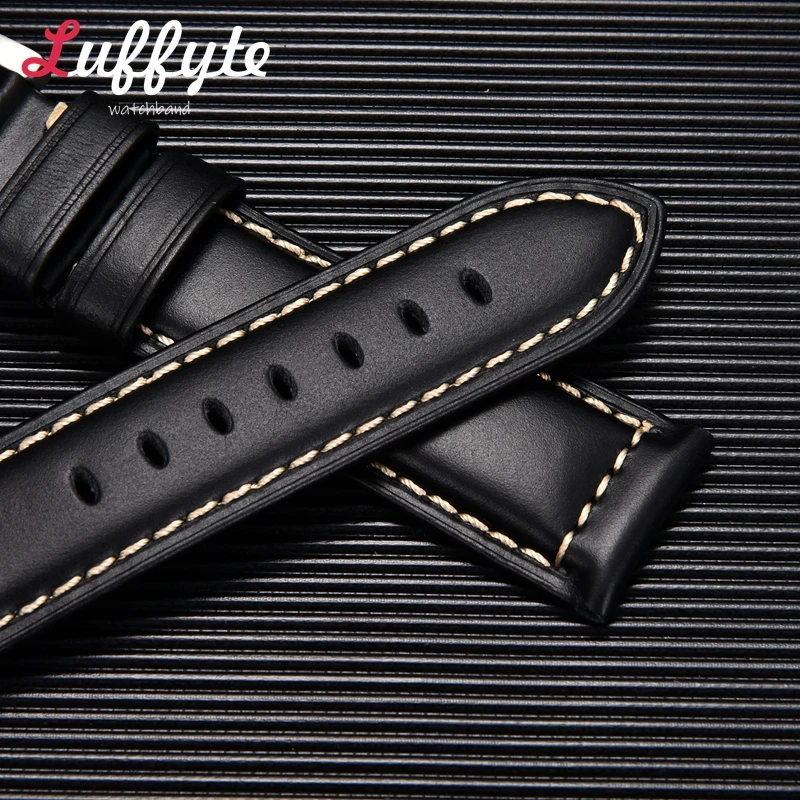 Модный мужской ремешок для часов из масляной восковой кожи 20 мм 22 мм, удобный ремешок для часов из натуральной кожи в стиле ретро, аксессуары для часов