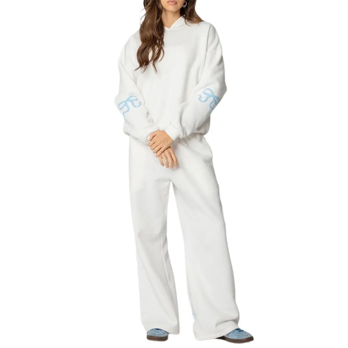 2025, neues Herbst- und Wintermode, lässiges Hoodie-Set, zweiteiliges Set