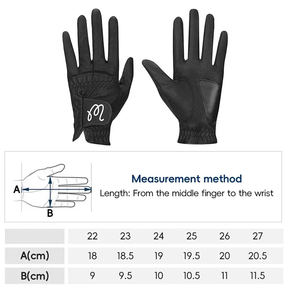 Linke Hand Golf Handschuhe Männer Atmungsaktive Anti-slip Golf Handschuh Pro Training Golf Handschuh Flexible Komfortable Schaukel Zubehör – Detail 1