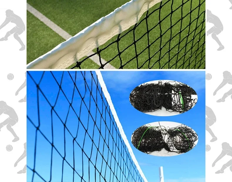 Outdoor Professional Sports Netting PE Durable Beach  Volleyball Net for Pool Garden Schoolyard