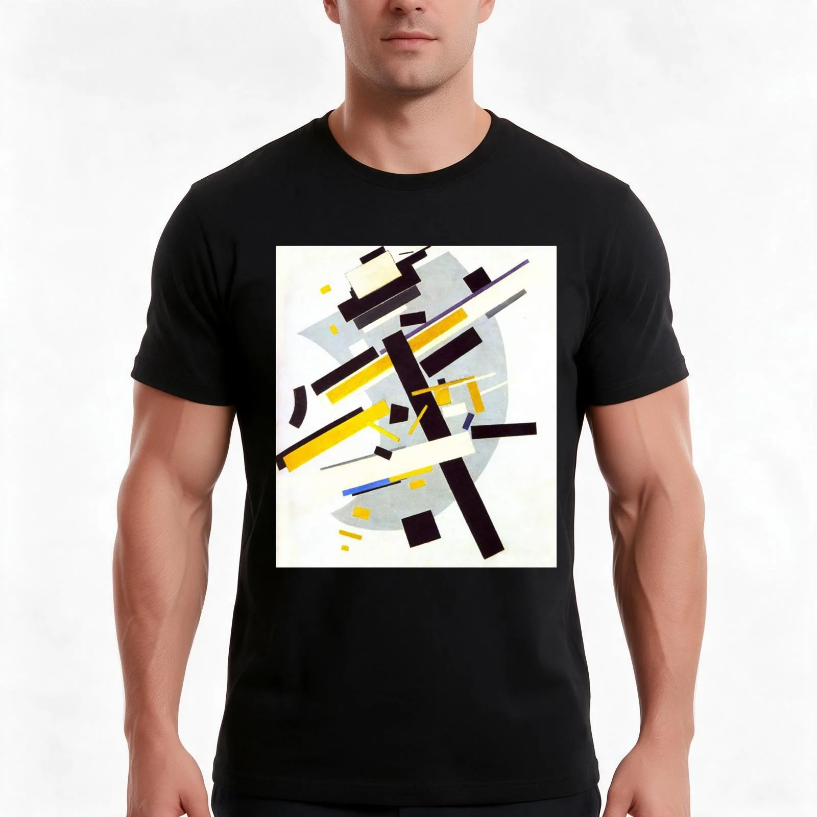 Favourite Artist - Kazimir Malevich - Suprematism T-Shirt, Summer Casual Cotton Tee, Oversized Streetwear Tops, Unisex Men Women