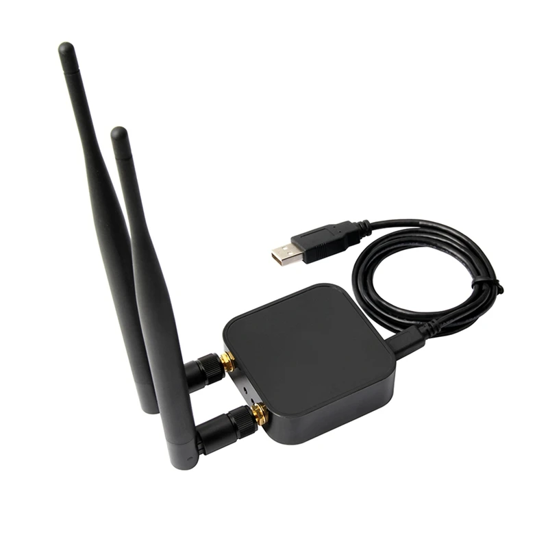 RT3572L Chipset 2.4G/ 5G Wireless Network Card Wifi Receiver Transmitter With 2 Antenna For Windows/8/10/Kali Linux