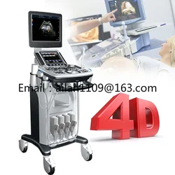 Factory price Affordable 4D Full Digital Color Doppler Trolley ultrasound comparable to Mindray Sonoscape