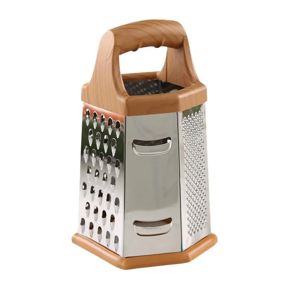 Multifunctional Vegetables Box Grater Stainless Steel 6 Sides Slicer Shredders Manual Cheese Potato Graters Kitchen Accessories