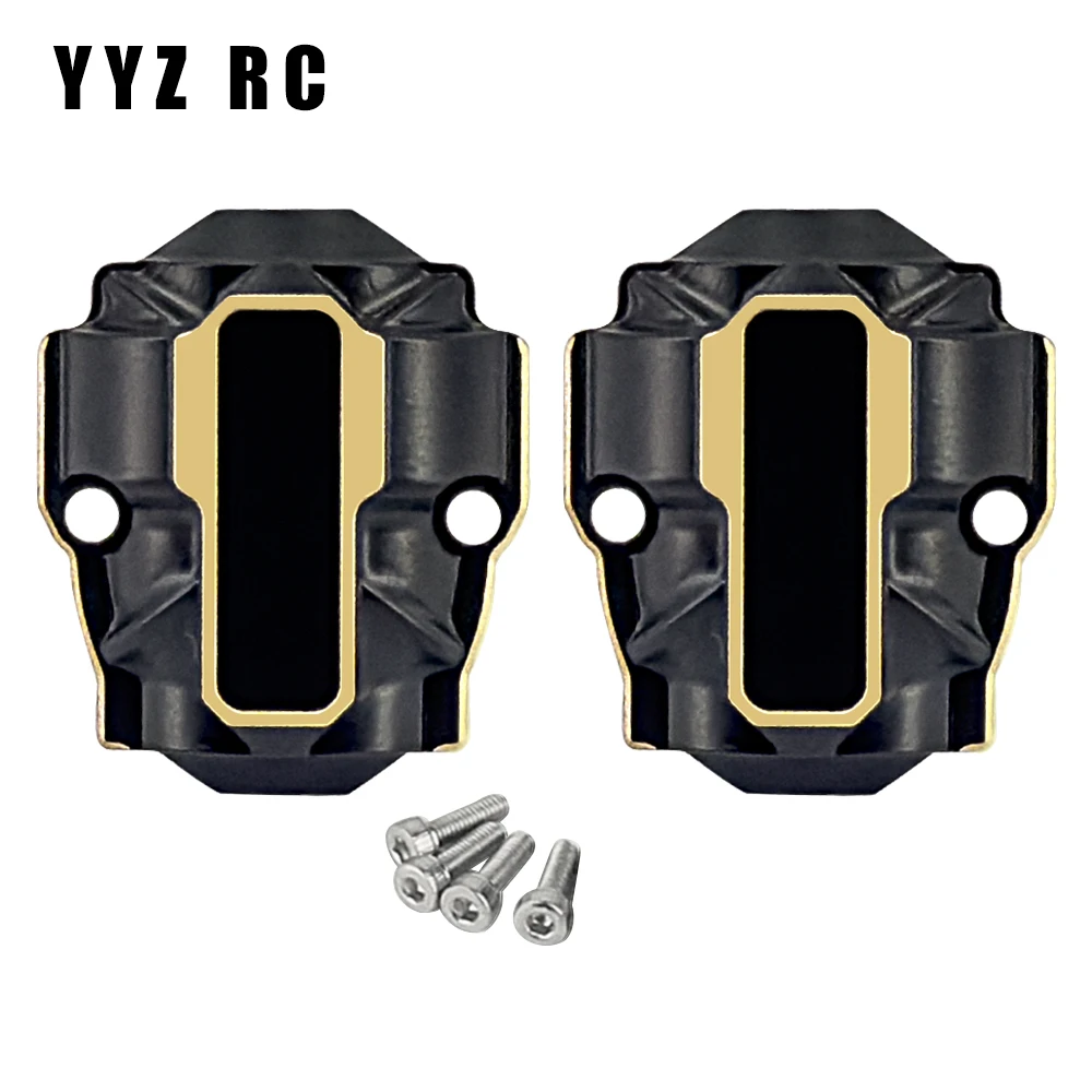 Brass Differential Covers Front and Rear Axle Diff Cover For Redcat Ascent-18 Rc Car Upgrade Parts Crawler Accessories 1/18