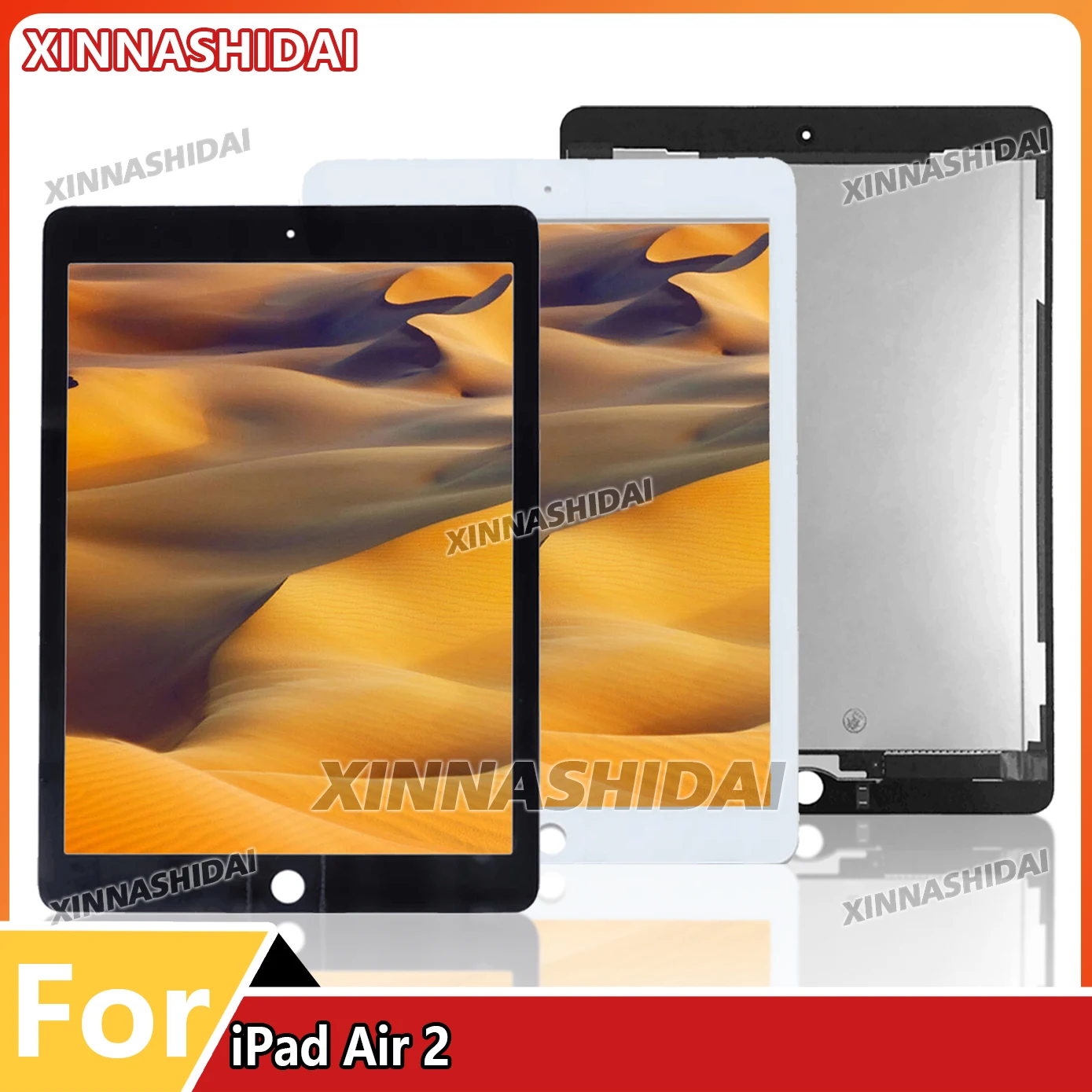 

Tested 9.7" LCD For Apple iPad 6 Air 2 A1567 A1566 Display Touch Screen Digitizer Sensors Assembly Panel Replacement Parts