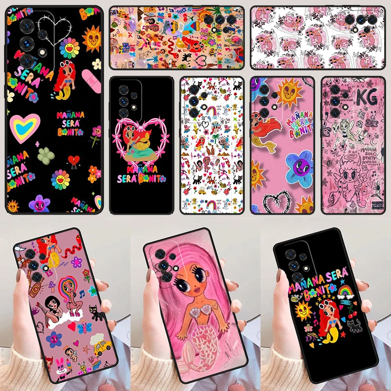 Karol G Case For Samsung Galaxy A52 A72 A73 A20e A21S A50 A70 A11 A12 A42 A31 A40 A51 A71 A32 A80 A91 Phone Case