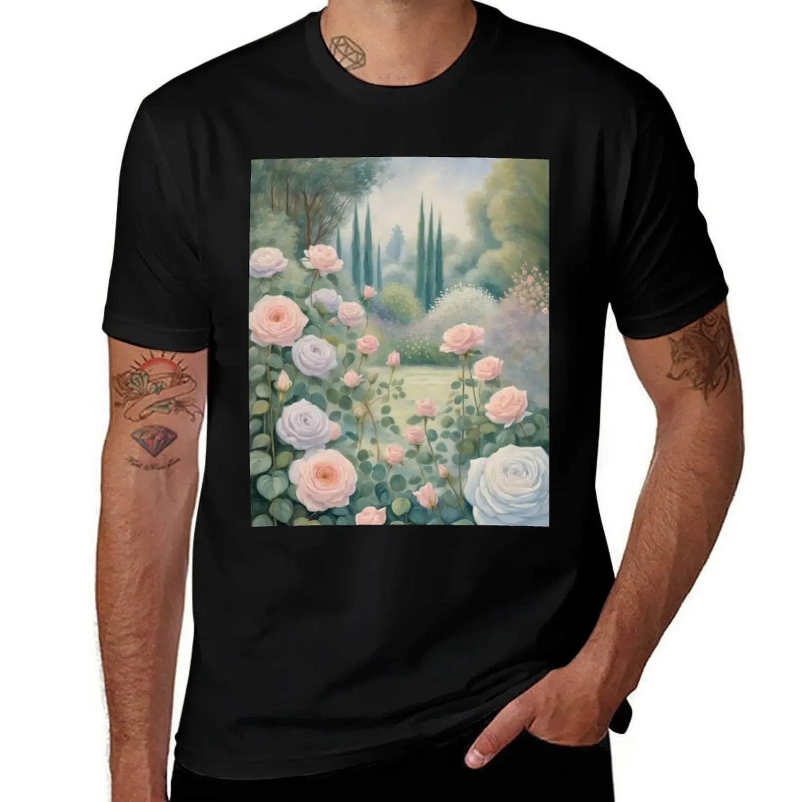 

Rose Garden no1 T-Shirt Clothing Funny t-shirts quick drying mens vintage t shirts