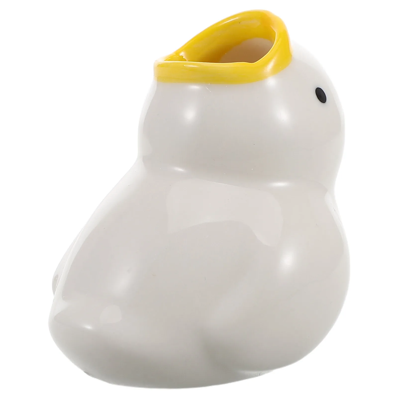 

Ceramic Duck Toothbrush Holder Cute Cartoon Bathroom Countertop Accessory Decorative Organizer Stand Razor Holder