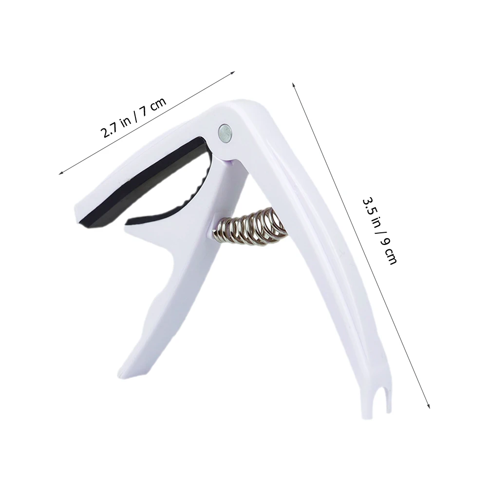 

Adjustable Guitar Capo for Acoustic Electric String Spring Tension Even Pressure Smooth Clamping One Hand Easy Clip Universal
