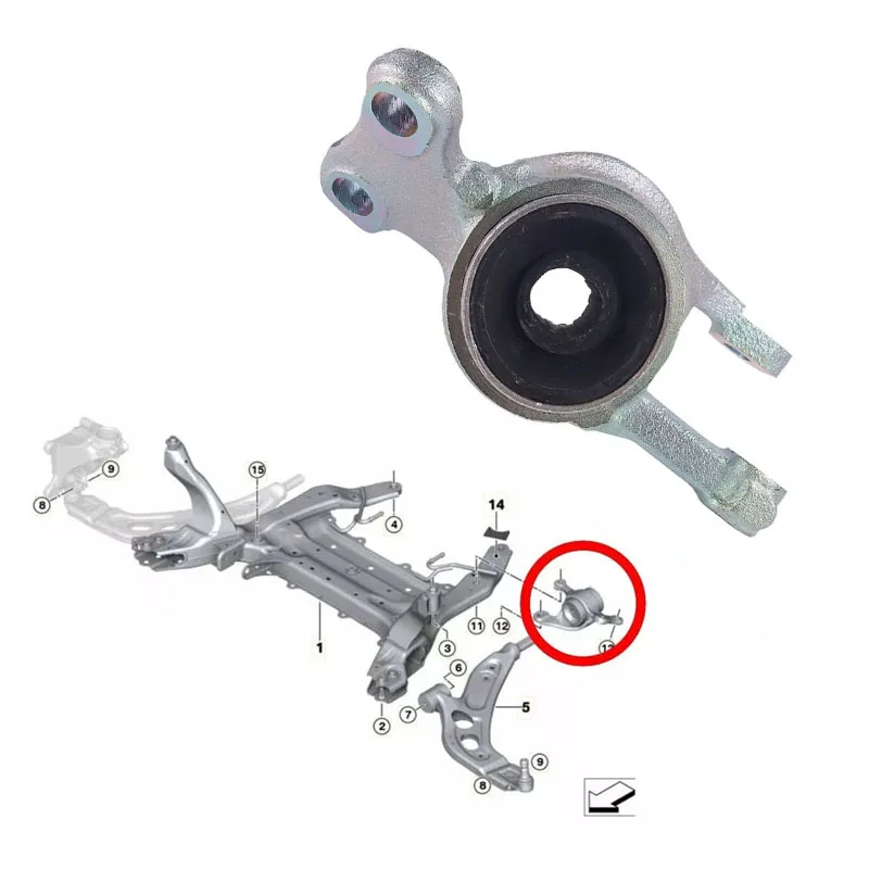 

31126874341 31126874342 31126882843 31126882844 Car Accessories Suspension Control Arm Bushing For BMW F48 F40 F54 F55