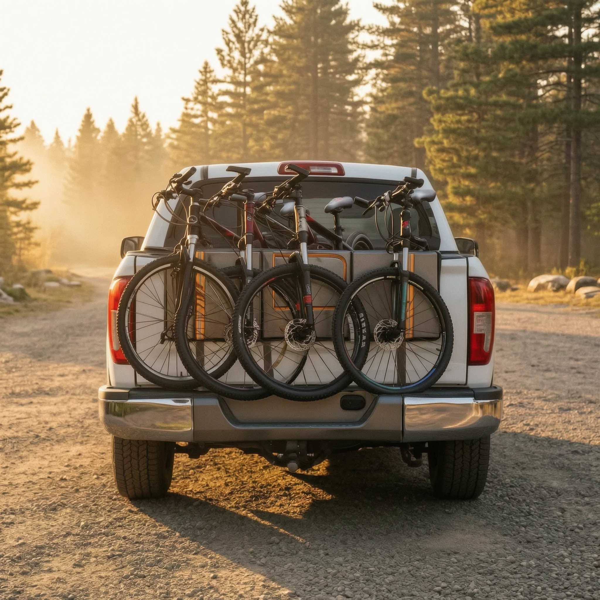Bike Tailgate Pad Scratch-Resistant Tailgate Cover with Straps Bike Transport Pad Sturdy Cushioned for Cyclists, Pickup Truck