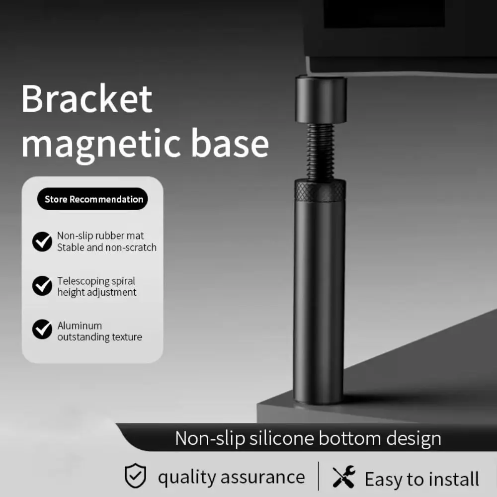 New Aluminum GPU Holder 27-120mm Vertical Telescopic Rotating Stand Black Silver Graphics Card Bracket Support