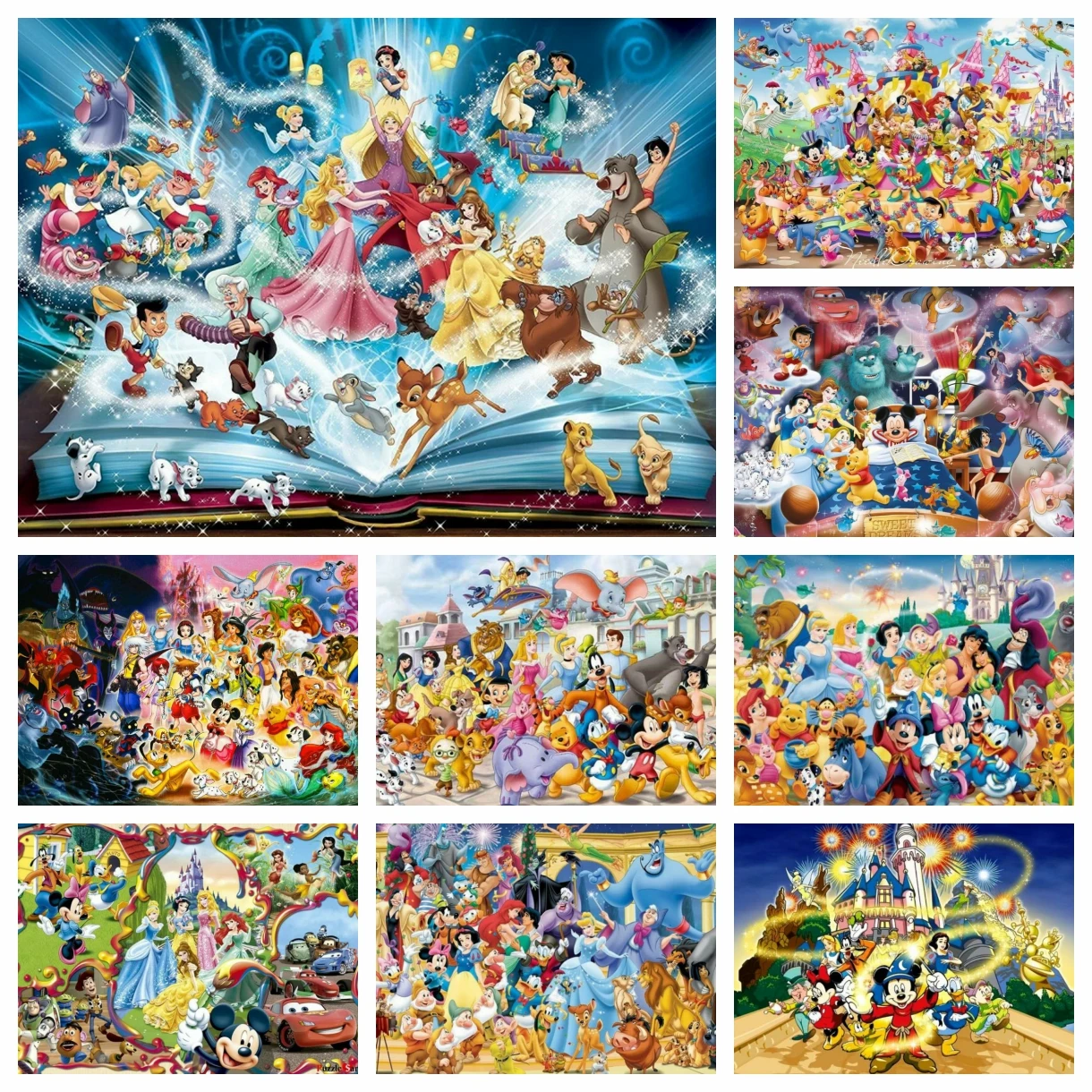 

Наборы алмазной живописи Диснея, персонажи, Микки Маус, Дональд Дак, мозаика, вышивка крестиком, домашний декор, детский подарок