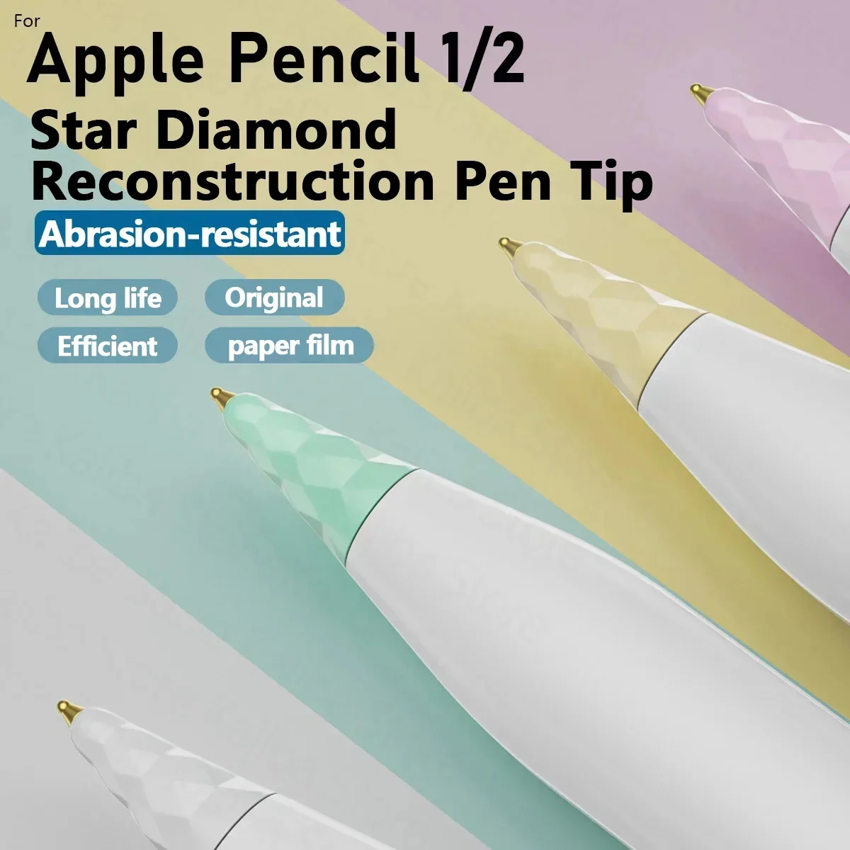 The Fine Gourd-Tipped Wear-Resistant Modified Metal Pen Tip Is Suitable for the Paper Film Pen Tip of Apple Pencil Handwriting P