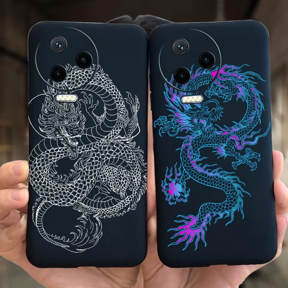For Infinix Note 12 2023 Case Soft Silicone Dragon Cartoon Back Cover For Infinix Note 12 Pro 4G Note12 2023 Phone Case Fundas image 3