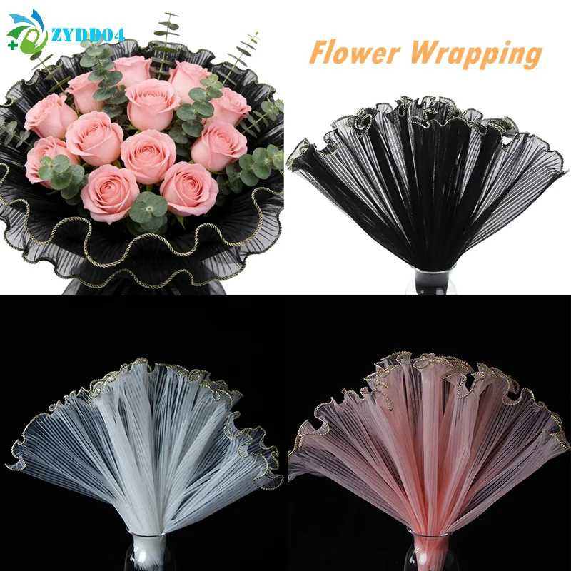 

● Тюль с жемчужным узором Phnom Penh Edge Wave для упаковки цветов, внутренняя подкладка для букетов, материал для подарочных коробок, принадлежности для шитья и рукоделия